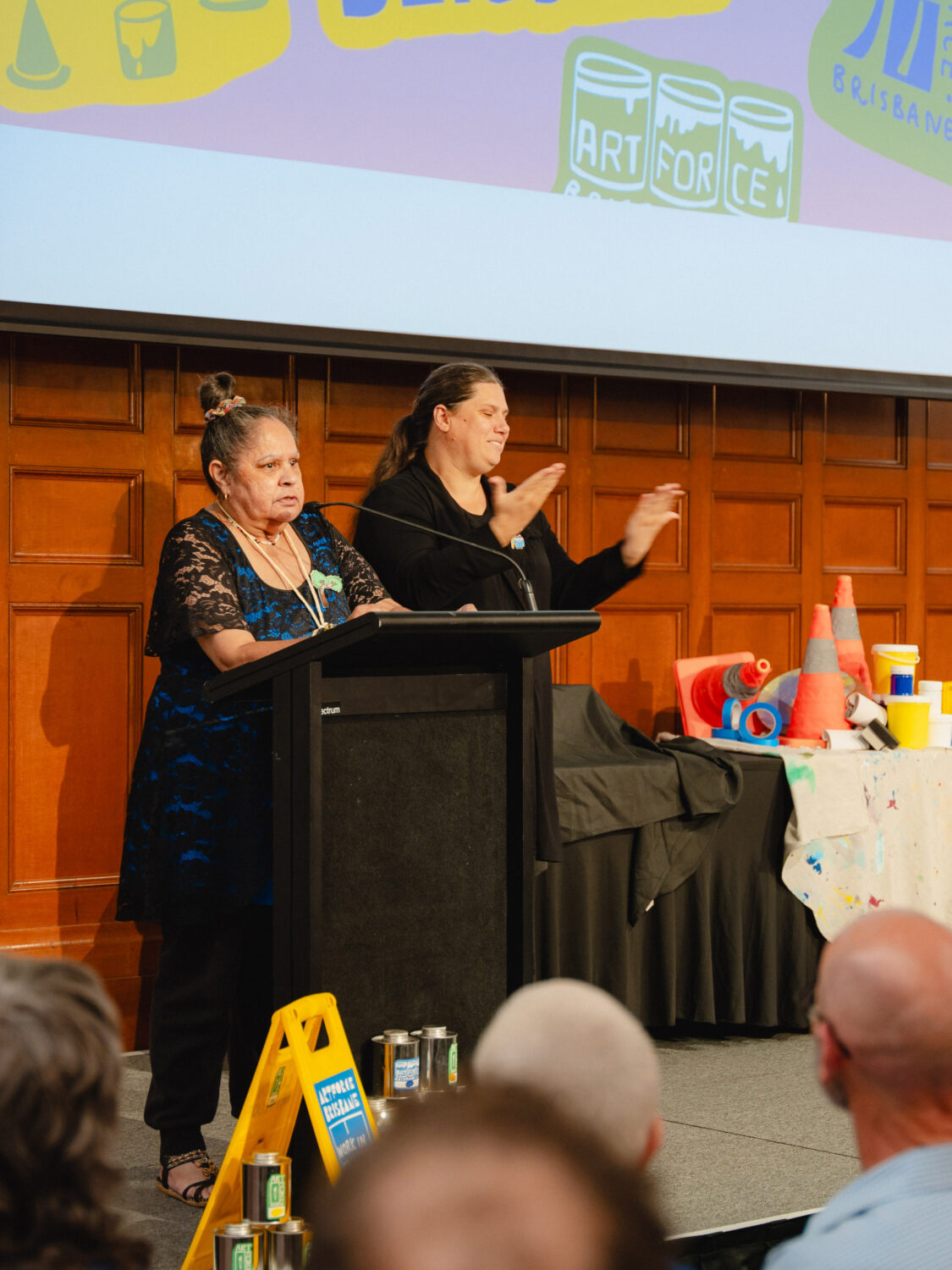 Artforce 2024 Awards welcome to country.