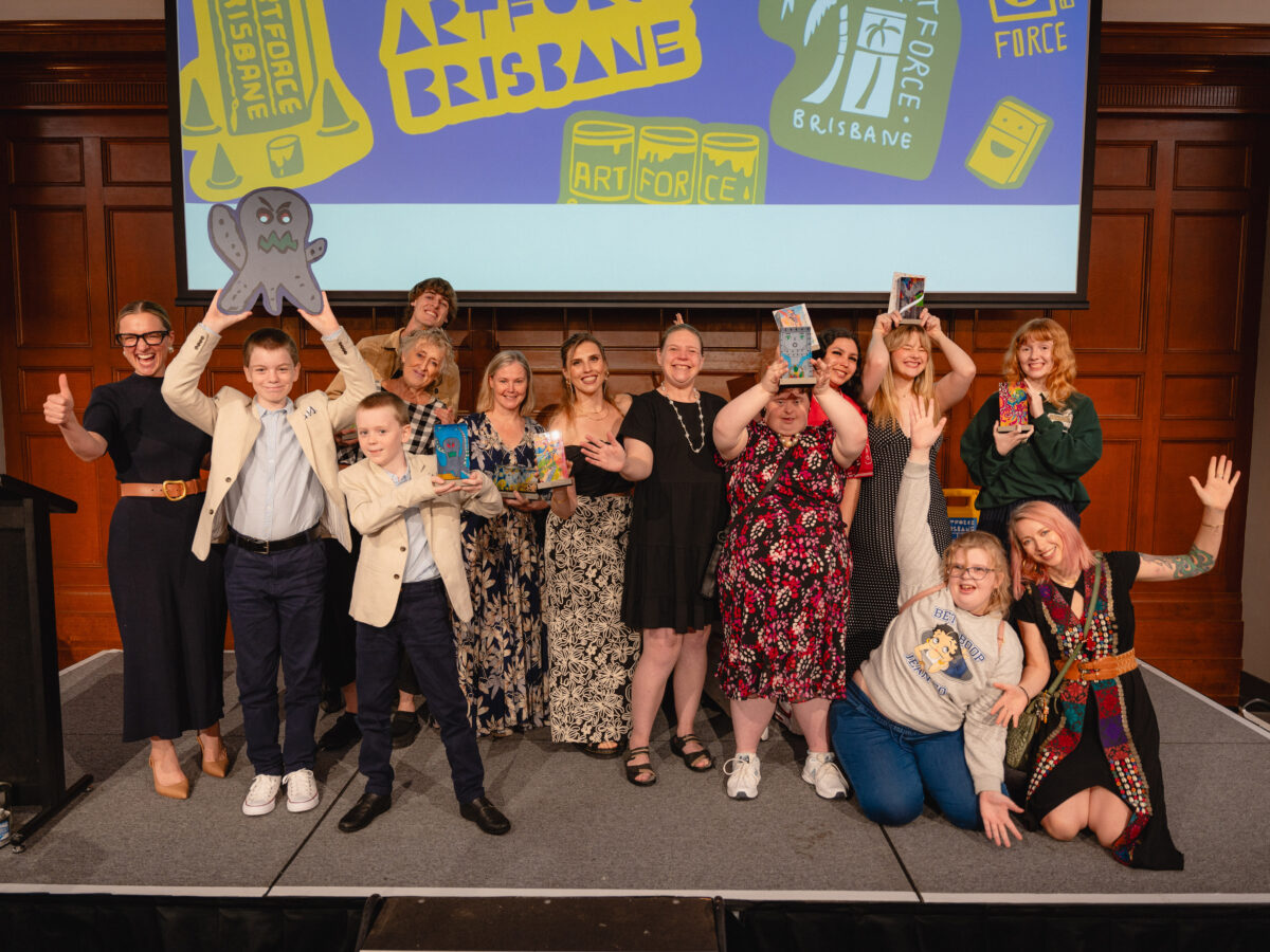 Cr Penny Wolff with 2024 award winners